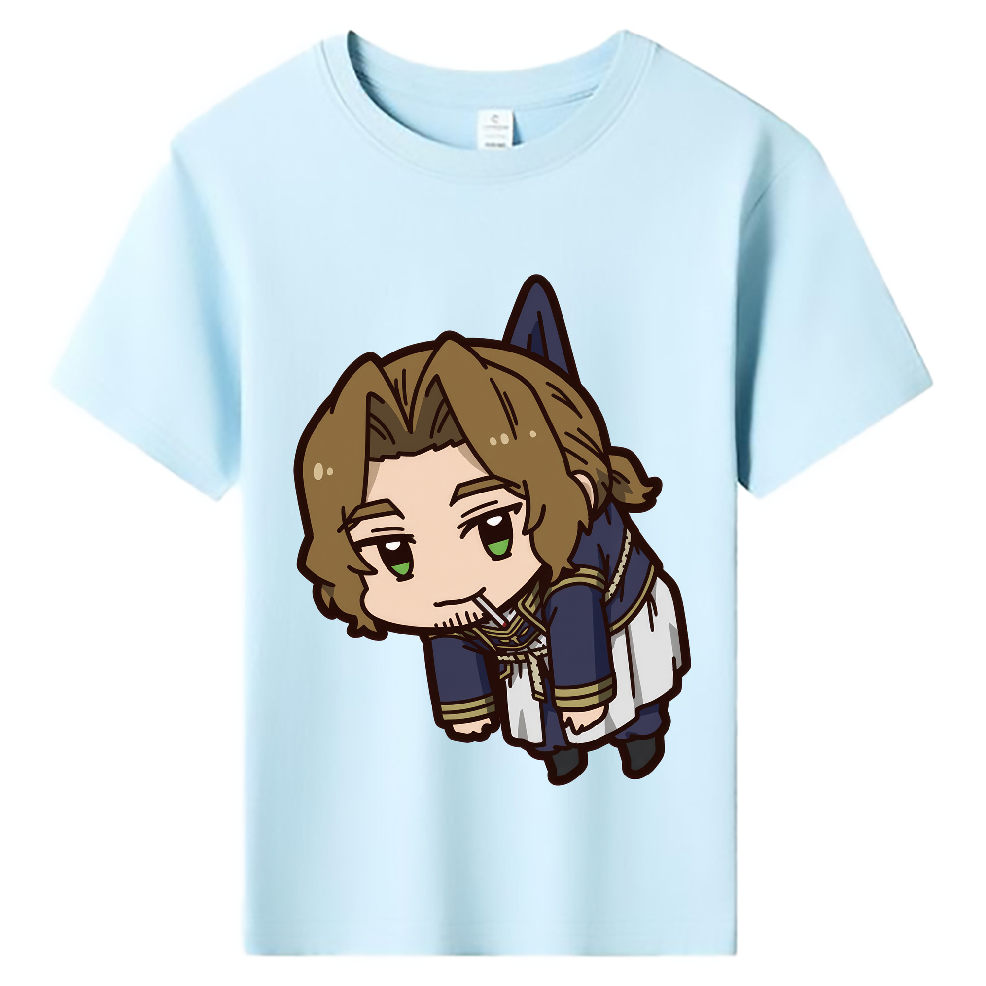 （画像用） 葬送のフリーレン Frieren 綿100％キッズTシャツ（フロントプリント）